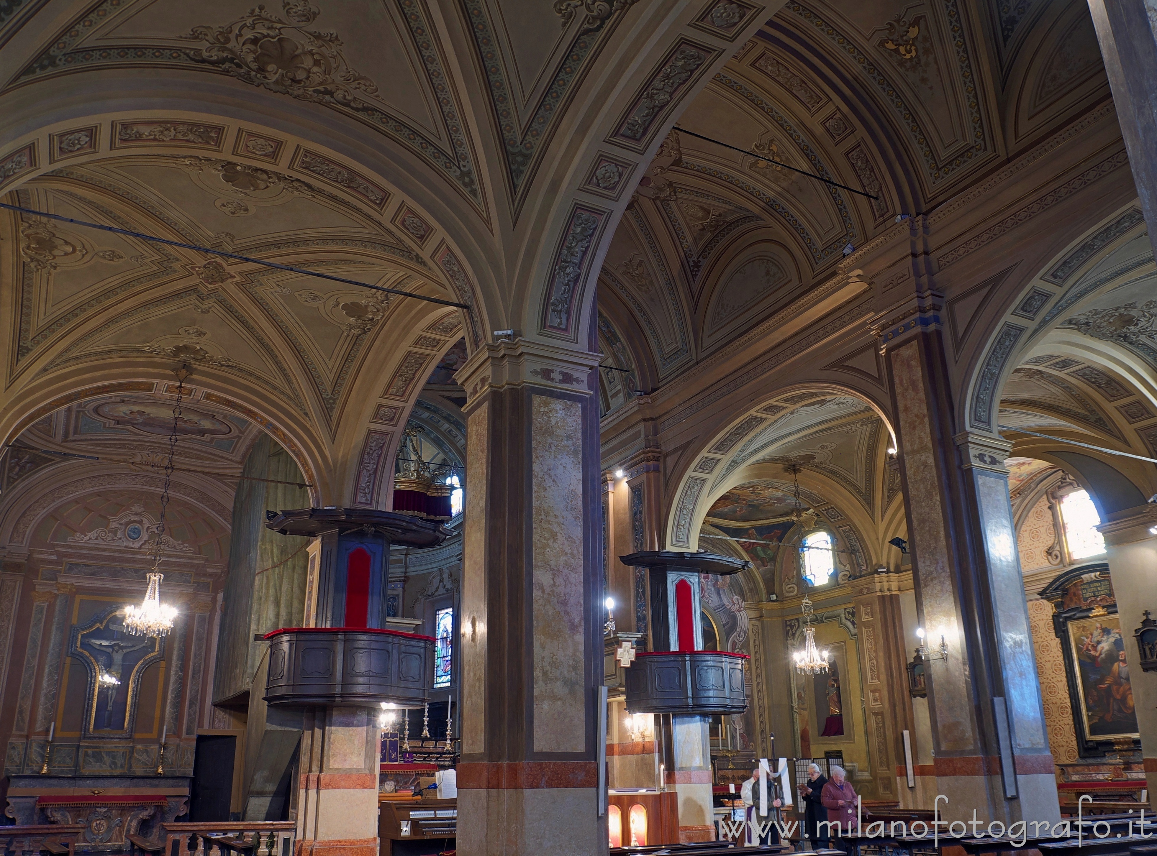 Biandrate (Novara, Italy) - Interior of the Church of San Colombano